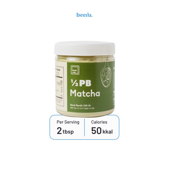 

Lean Lab Peanut Butter Powder 1/3 PB Matcha
