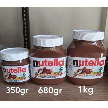 

NUTELLA 1Kg / NUTELLA 680GR SELAI COKLAT PROMO NUTELLA HALAL MUI