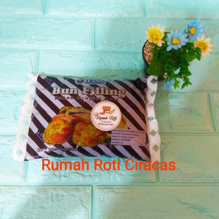 

TRANS KACANG MERAH FILLING 1 KG ROTI BUN ISIAN RED BEAN BAKPAO 1KG