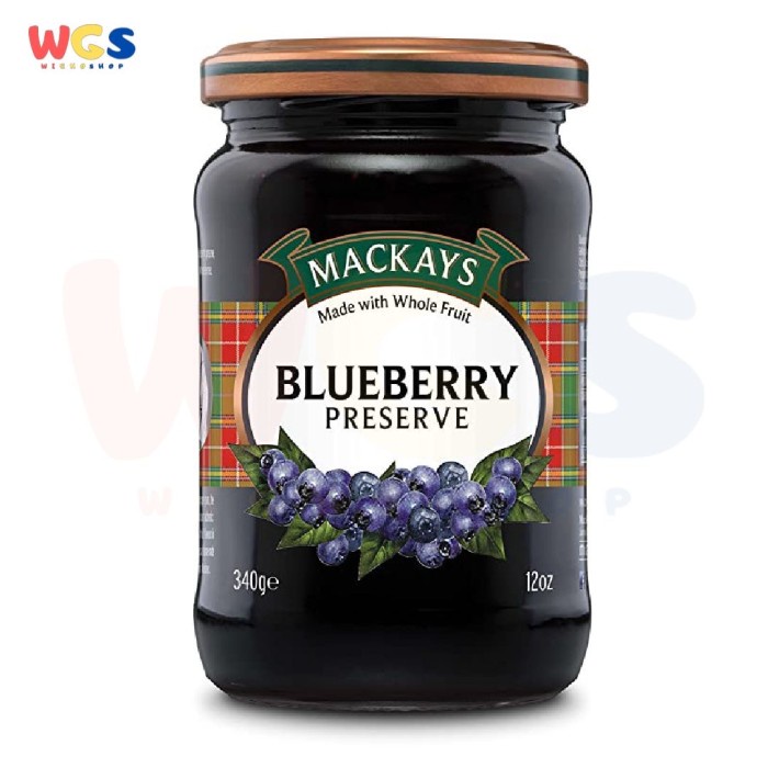 

Selai Mackays Blueberry Preserve Jam 340 gr - Selai Bluberry