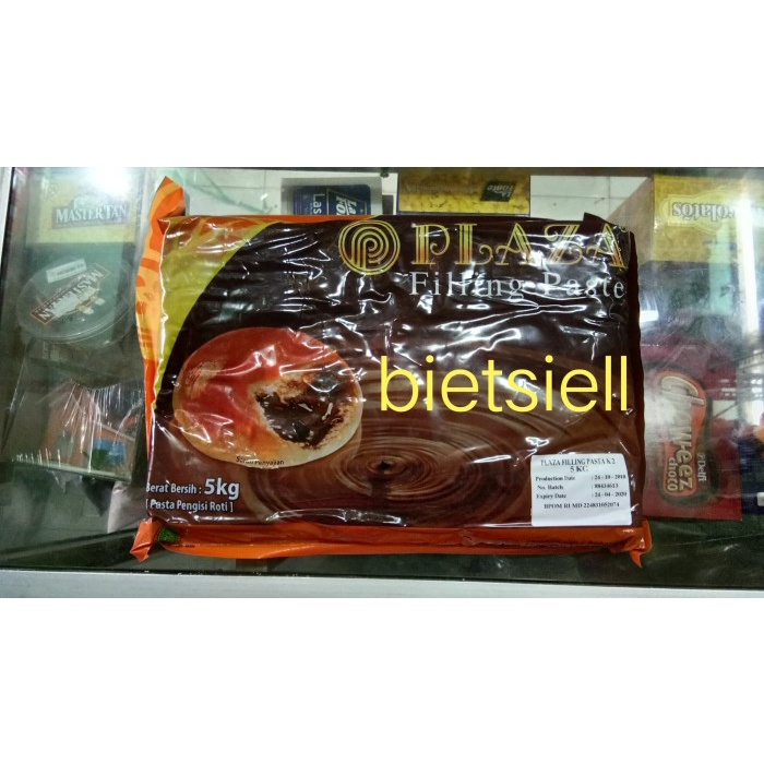 

plaza filling paste coklat 5kg/bag