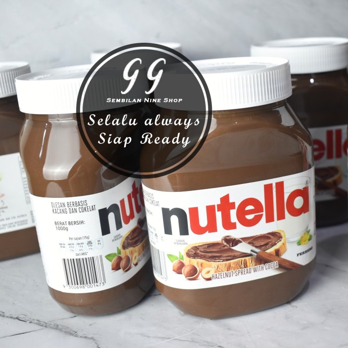 

NUTELLA 1 KG 1000 Gram Selai Cokelat HAZELNUT Spread With Cocoa