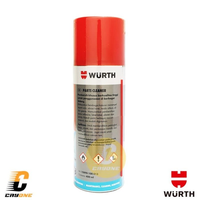 Wurth Parts Cleaner - Pembersih Kotoran Mesin, Plastik dan Metalik murah