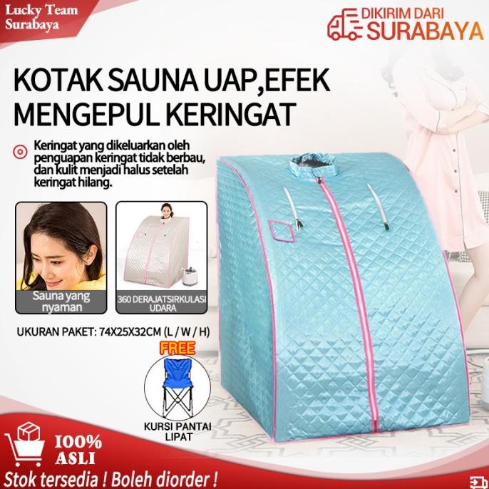 Steamer Keringat Seluruh Tubuh Rumah Portable Seam Sauna Alat Steam