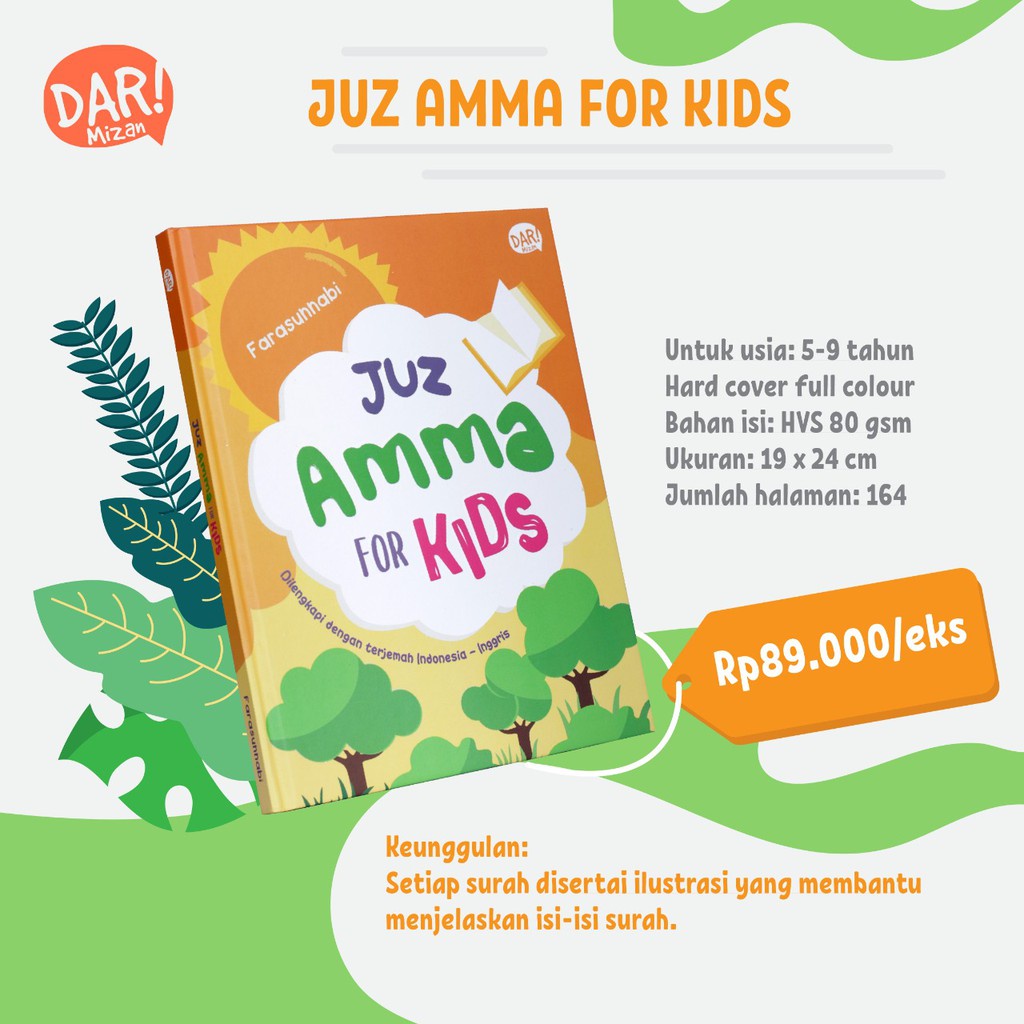 Juz Amma For Kids (BBW New) - Buku Islami Anak - Buku Cerita Anak SD - KKPK
