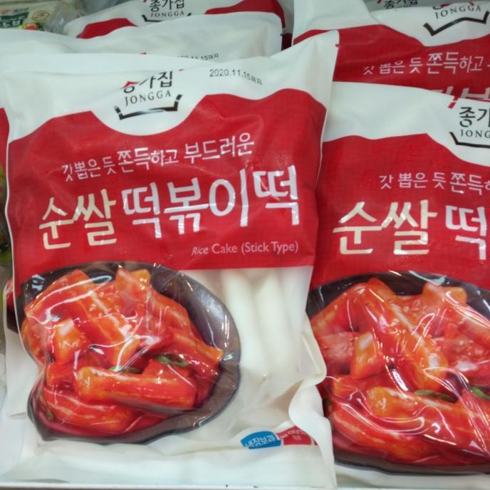 

{{{{}}] Jongga rice cake ( stick type )1 kg /chongga tokpokki tteokbokki plain