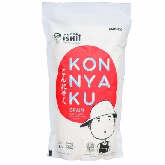 

------] Mr Ishii Konnyaku Grain 1 kg / beras Shirataki / beras analog halal