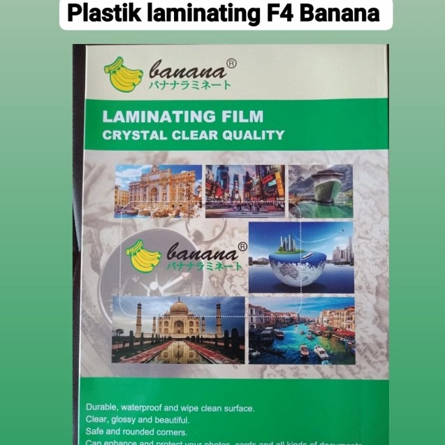

Terlaku.! Plastik laminating F4 Banana