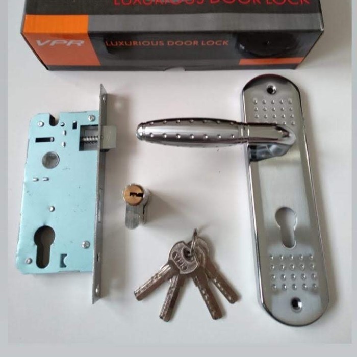 Terlaris Handle Pintu / Kunci Pintu Komplit Set Vpr 20 Cm
