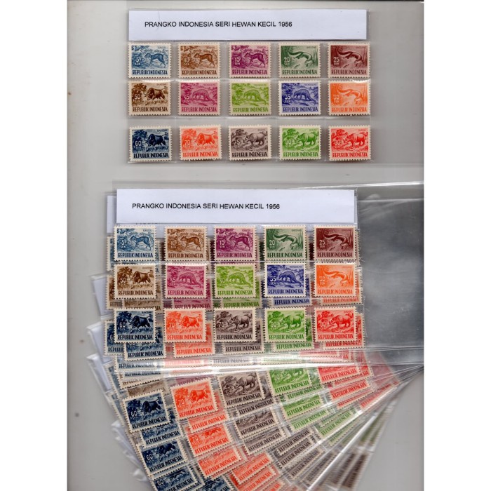 

Bestseller Bl3082 Lot 15 Pcs Prangko Indonesia Seri Hewan Tahun 1956 Kondisi Mnh