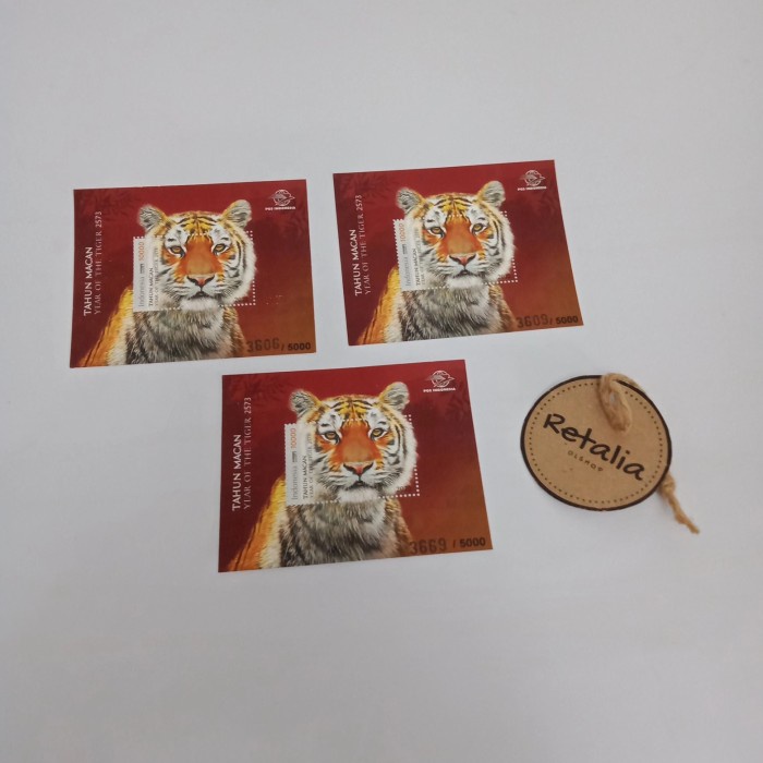 

Bestseller Souvenir Sheet Perangko Seri Shio Macan Tahun 2573 / Tahun 2022