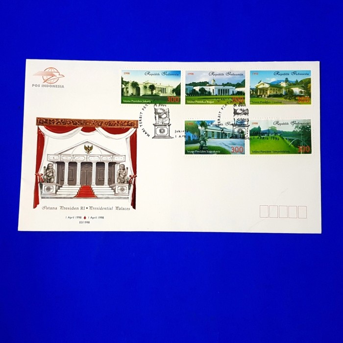 Bestseller Perangko/Prangko Indonesia. 1998. Shp Istana Presiden Ri