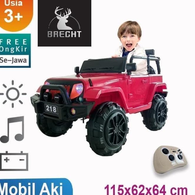 Mainan Mobil Aki Anak Jeep Blf 218