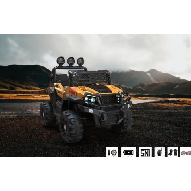 Mainan Mobil Aki Anak Yukita 908 Rhinos - Maenan Mobilan Remote