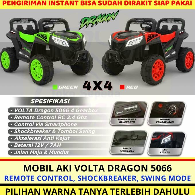 Mainan Anak Mobil Aki Volta 5066 Utv Dragon & Volta 5068 Utv Tiger