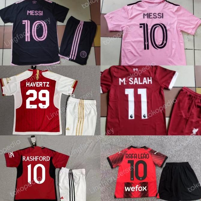 JERSEY BAJU BOLA KIDS ANAK CLUB 2021/2022 + NAMESET GRADE ORI