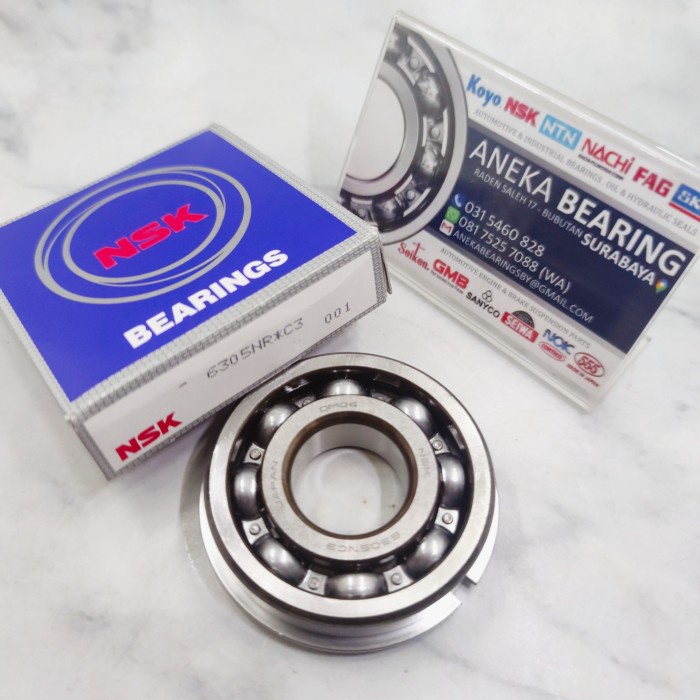 Bearing Transmisi 6305Nr Nsk Original 6305 Nr Ring Xeon Rc 25X62X17 Murah