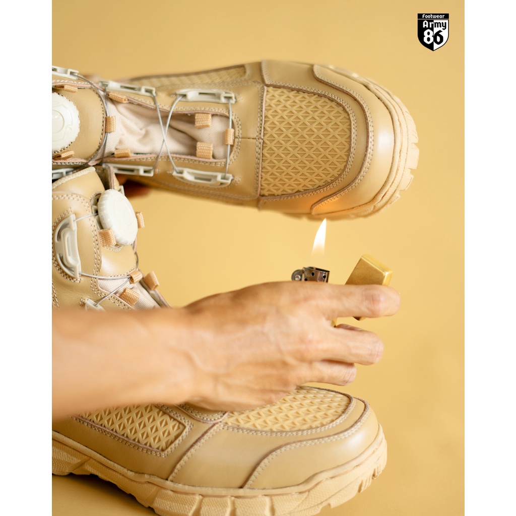 sepatu PDL TALI PUTAR TERBARU G2 GURUN Boots Polri TNI riding waterproof asli original Army 86