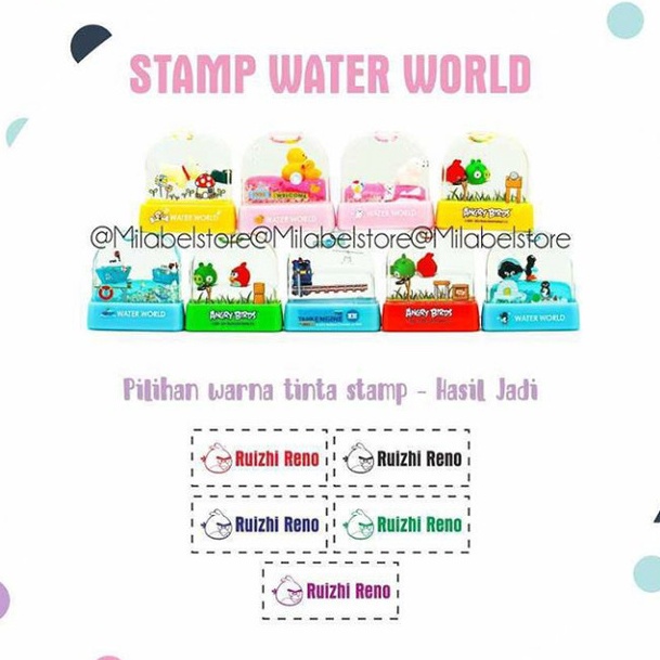 

Ready Stock!! WATER STAMP