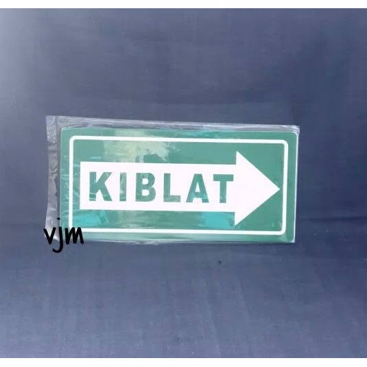 

Paling Laris Sign label KIBLAT akrilik, petunjuk arah KIBLAT acrylic