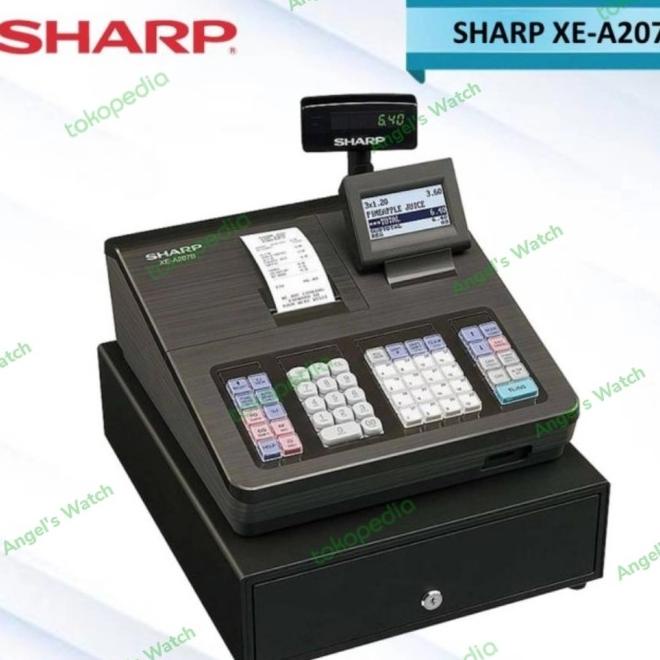 Mesin Kasir Cash Register Sharp Xe-A207B Xe A207B Original