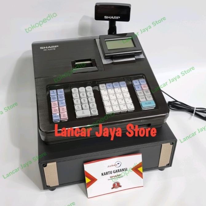 Machine Cashier / Mesin Cash Register Sharp Xe-A207B Mesin Kasir Xe207