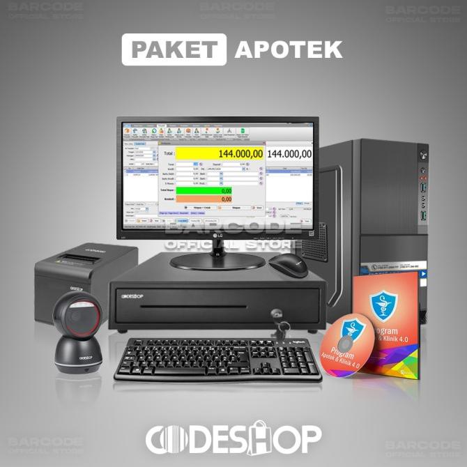 Paket Kasir | Komputer Kasir | Mesin Kasir | Pc Kasir | Apotek