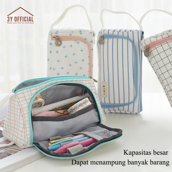 

3Y ANGOO CASE POUCH KOTAK TEMPAT BOX PENSIL ANAK PEREMPUAN LAKI WANITA