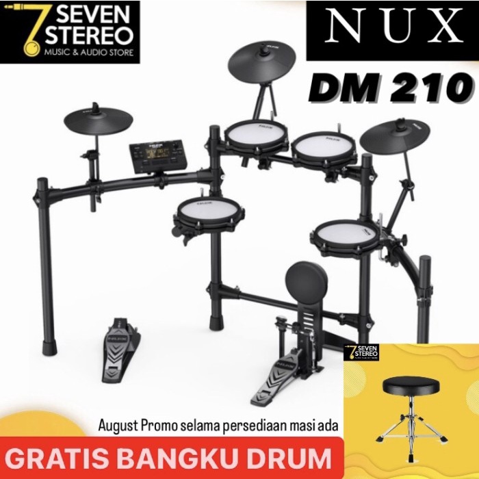 Bestseller Nux Dm210 Dm-210 Dm 210 Drum Elektrik