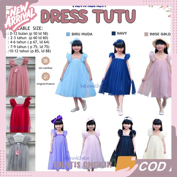 Dreas Anak Perempuan Dress Ansk Korean Style Dres Birthday Party Mewah Baju Pesta Ank New Model Gaon