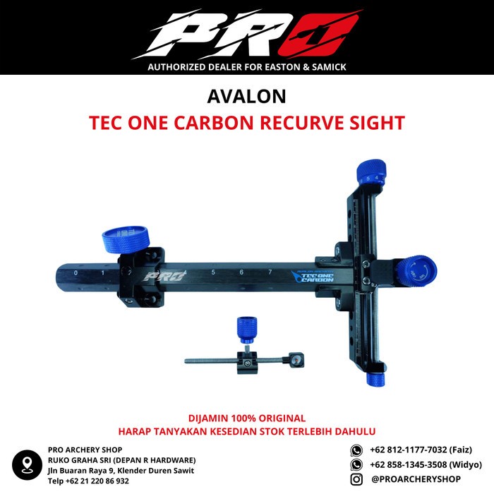 Bestseller Avalon Tec One Carbon Recurve Sight / Visir Panahan