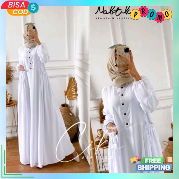 Games Dres Syari M L Xl Xxl Baju Gamis Model Simpel Bju Muslimah Perempuan Elegan Gsmis Cewek Import