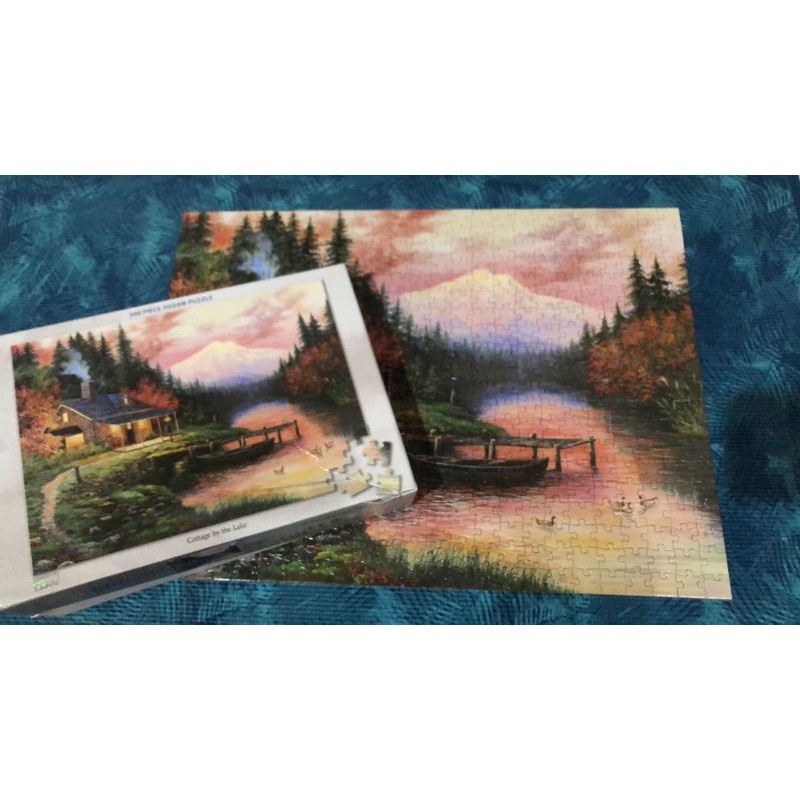 Puzzle Tomax 500 Pcs Cottage By The Lake - Jigsaw Puzzle Tomax - Puzzle 500 Pcs
