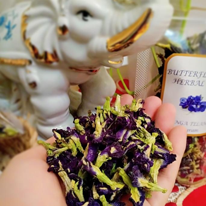 

Teh bunga telang ButterflyPeaFlower ISI 1 KG