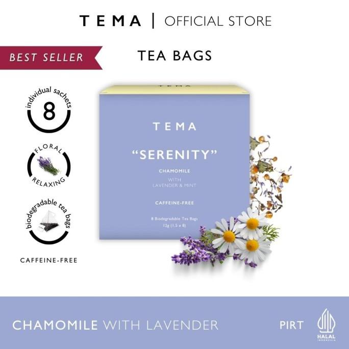 

TEMA Tea Bags - Serenity / Chamomile Lavender Mint Tea