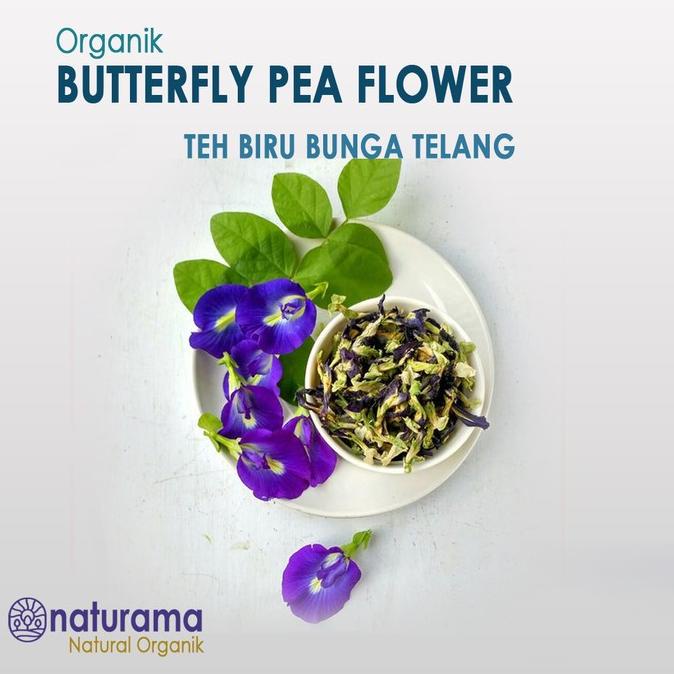 

Bunga Telang Kering Organik 50 Gram Naturama Teh Biru Premium