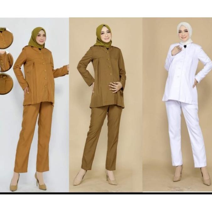 Blazer Baju Kerja Kantor Seragam Pns Baju Hamil
