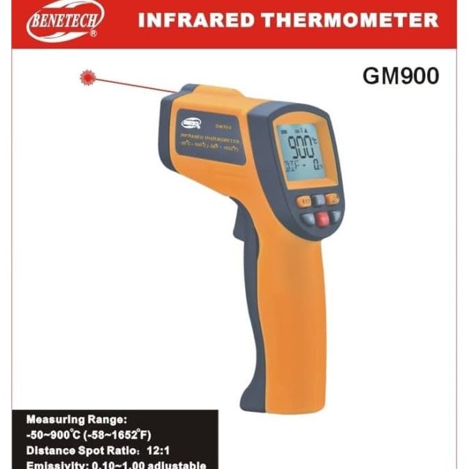 Infrared Thermometer 900 Celsius Benetech GM900 Termometer Gun 900 GM