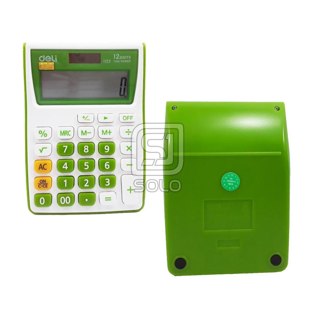 

ERA023 Calculator Kalkulator Deli E 1122 E1122 Dekstop Calculator mini ++