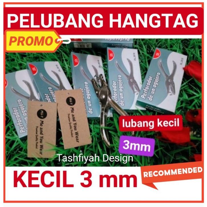 ERA143 Alat pembolong hang tag gun pelubang kertas hangtag tag ukuran kecil 3mm ++
