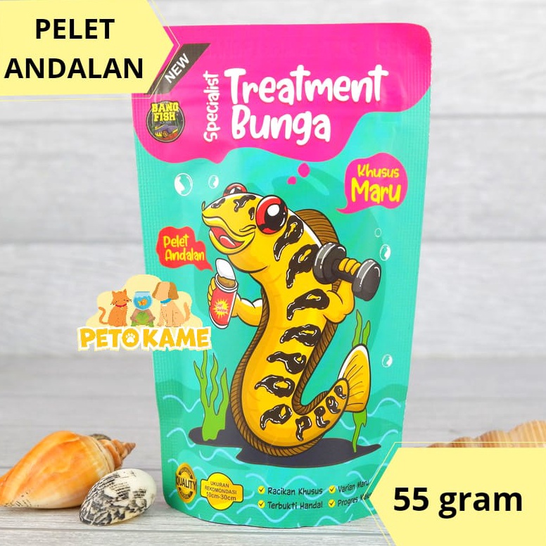 Tertarikd2D7p Bang Fish Pelet Andalan 50gr UNTUK PROGRES BUNGA CHANNA MARU