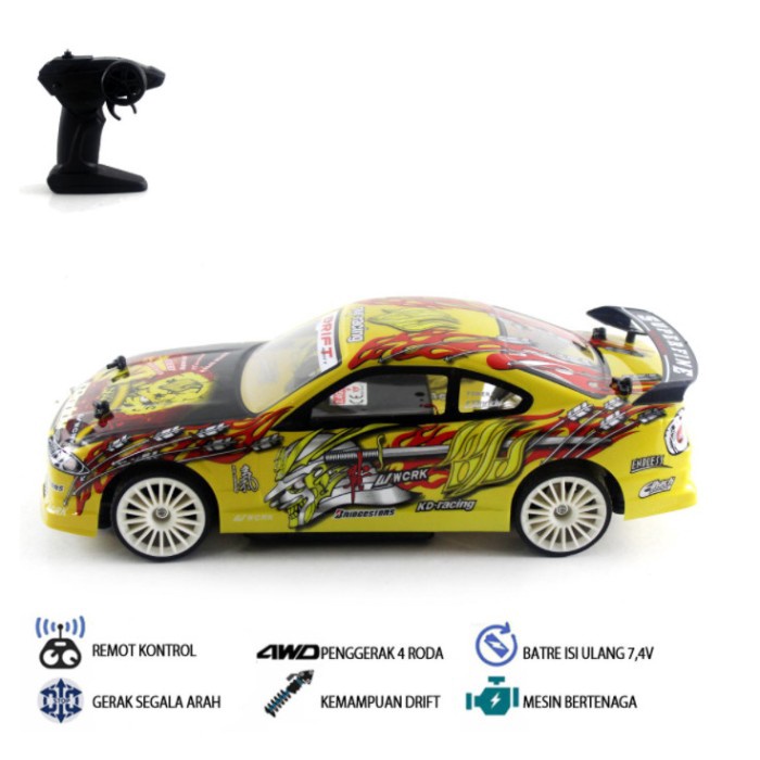 Mainan Mobil Remote Kontrol Rc Drift Turbo