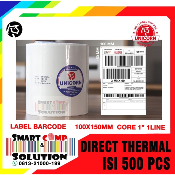 

Label Barcode CF MURAH 100 x 150 A6 kertas stiker thermal 500 pcs HARGA DISKON