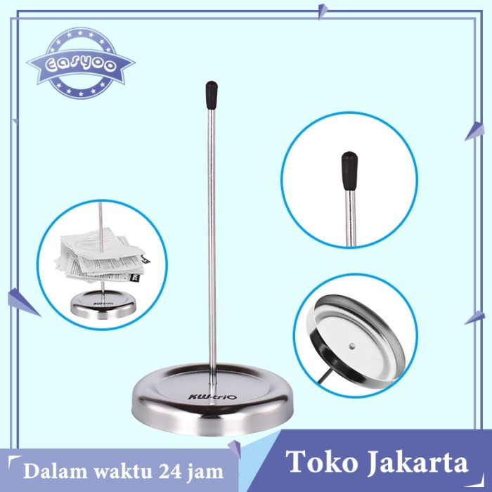 

KW-triO Tusukan Bill Nota Bon Memo Stainless Kertas Paper Spear HOT PROMO