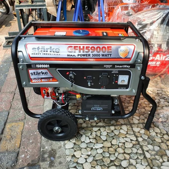 ><><><] Genset Generator Listrik Starke GFH-5900E 3000 Watt