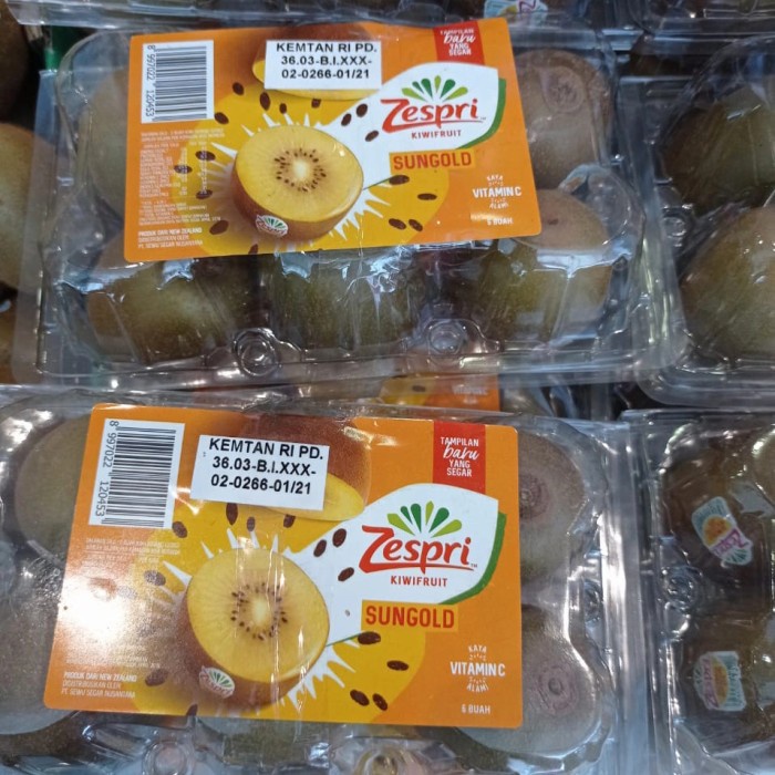 

Bettifer Buah Kiwi Golden Sun Gold Punet Jumbo Isi 6Pcs/Pack