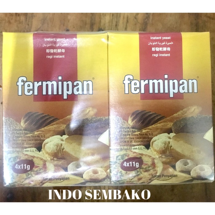 

Hariya Fermipan 10 Bungkus (4X11G) / Ragi Instant / Instant Yeast 10 Pax