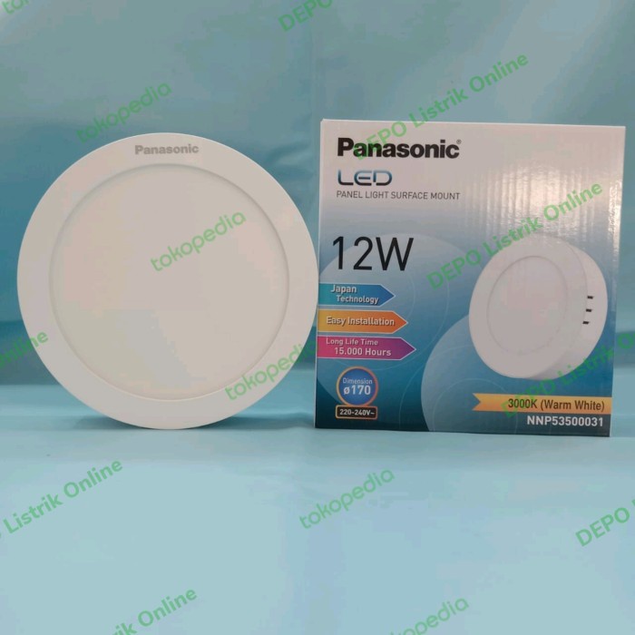 Bestseller Panasonic Led Neo Panel Light Surface Mount 12W/Lampu Downlight