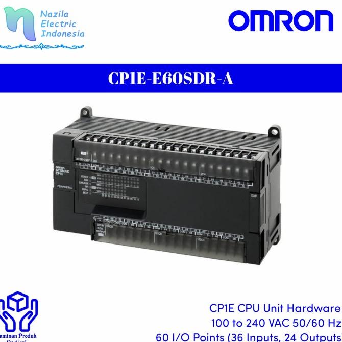 Omron PLC CP1E-E60SDR-A 60 I/O CP1EE60SDRA / E60SDRA Original