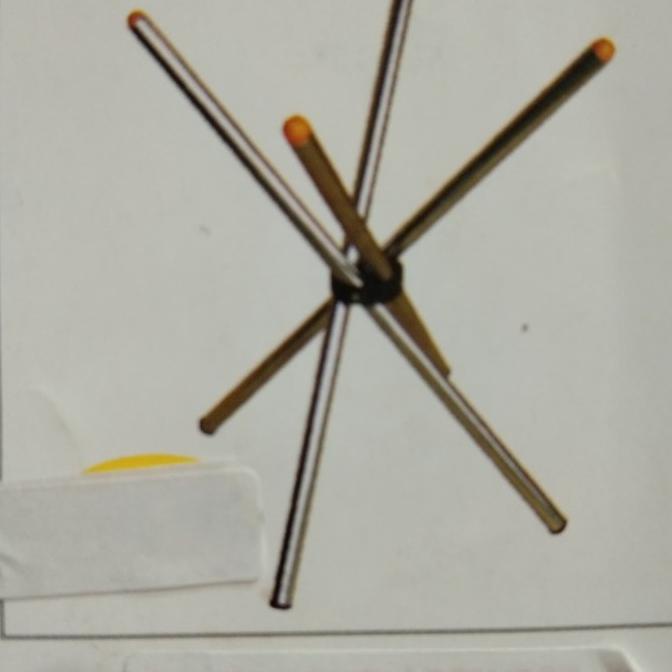 Kaki Meja Silang Chrome